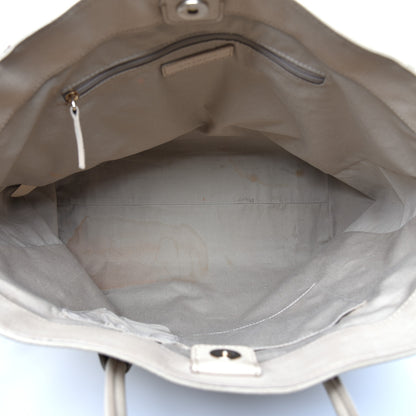 Givenchy Nubuck Crocodile Embossed Elme Tote Beige 5 of 11