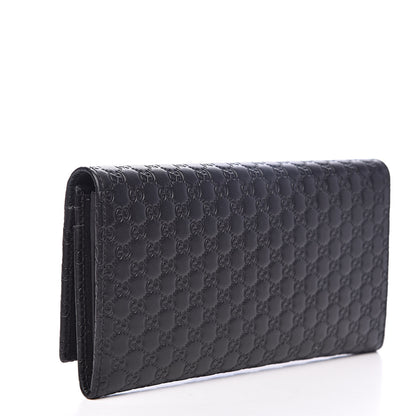 Gucci Soft Microguccissima Continental Wallet Black 3 of 9