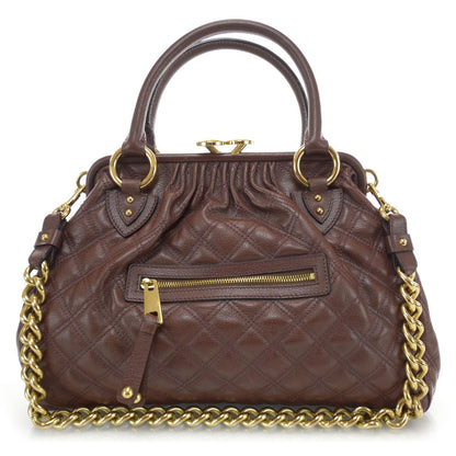 Marc Jacobs Quilted Leather Stam Cognac 1 of 7