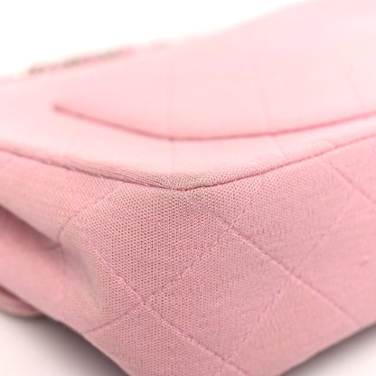 Chanel Jersey Quilted Small Single Flap Pink 11 of 14