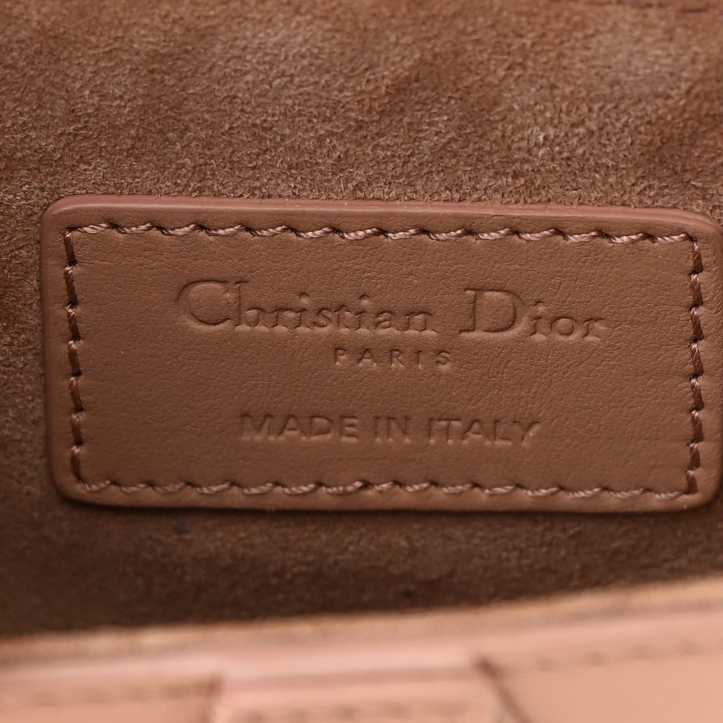 Ultra Matte Calfskin Mini Saddle Bag Blush