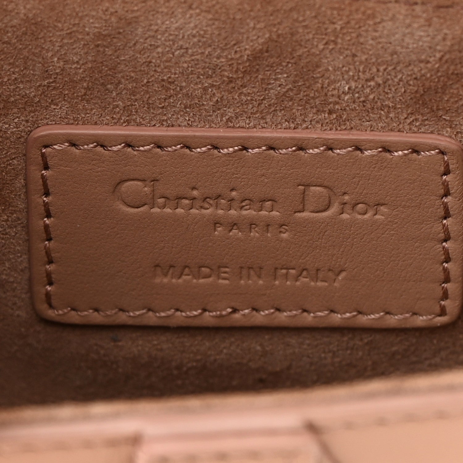 Christian Dior Ultra Matte Calfskin Mini Saddle Bag Blush 6 of 14
