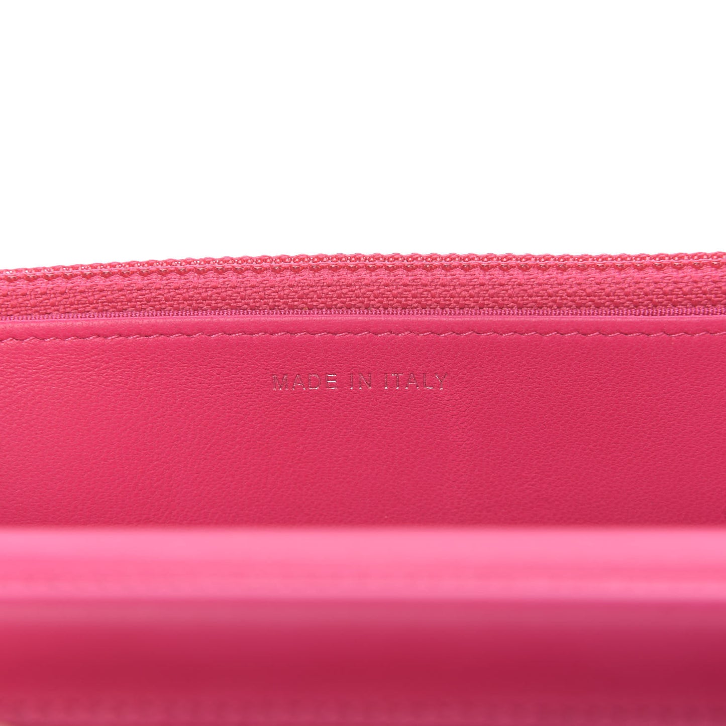 Lambskin Quilted Diamond CC Wallet On Chain WOC Pink