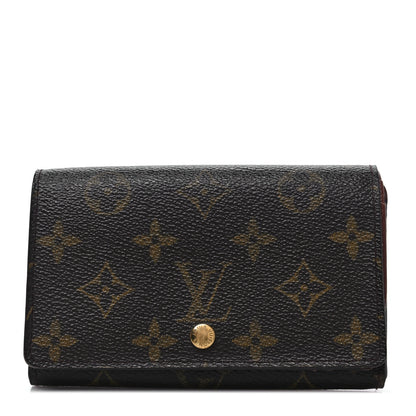 Louis Vuitton Monogram Porte-Monnaie Tresor Wallet 1 of 8