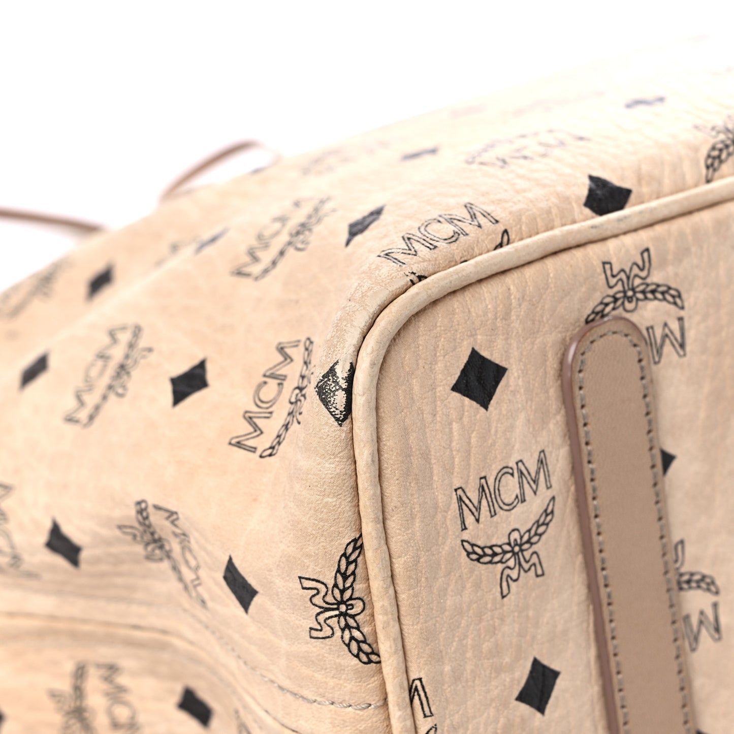 Visetos Medium Liz Reversible Shopper Tote Beige