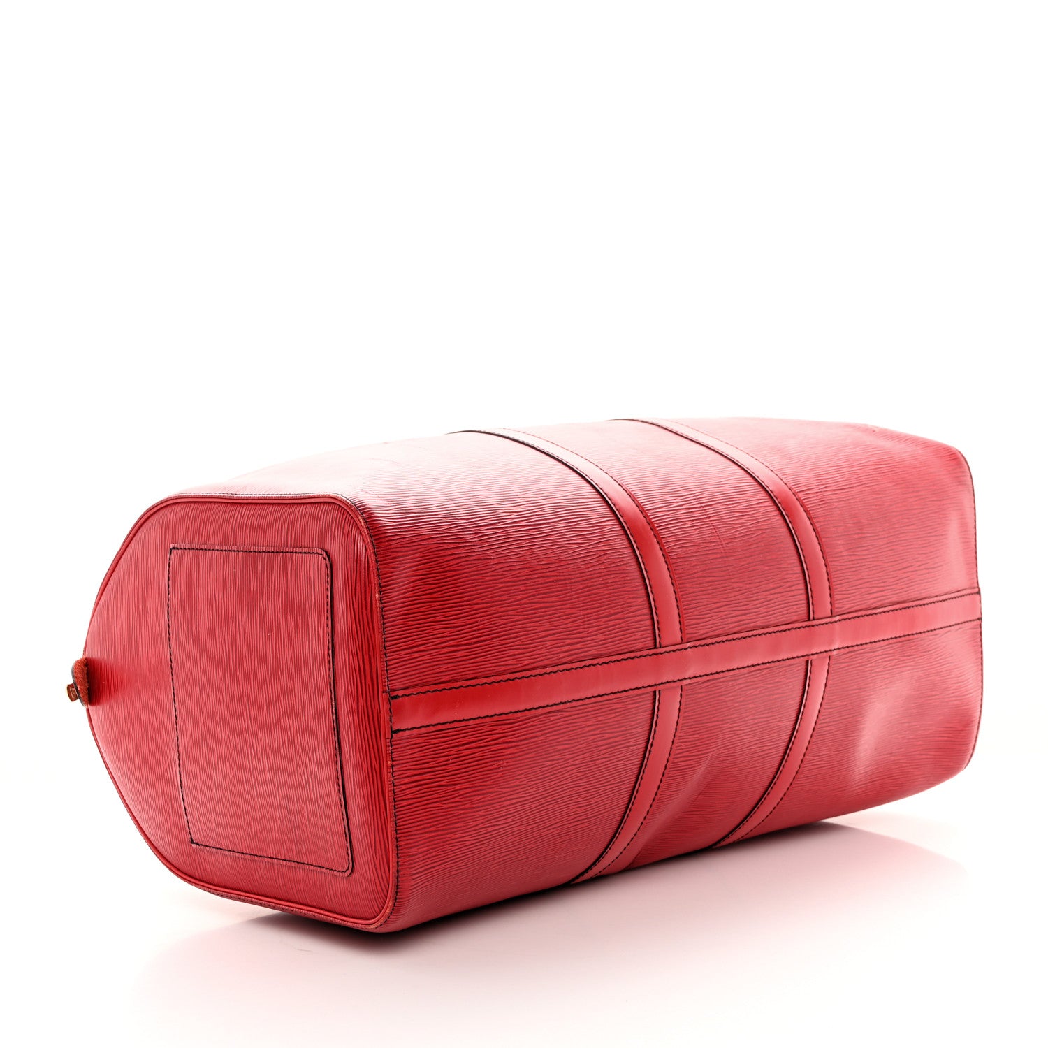 Louis Vuitton Epi Keepall 55 Castillan Red 3 of 16