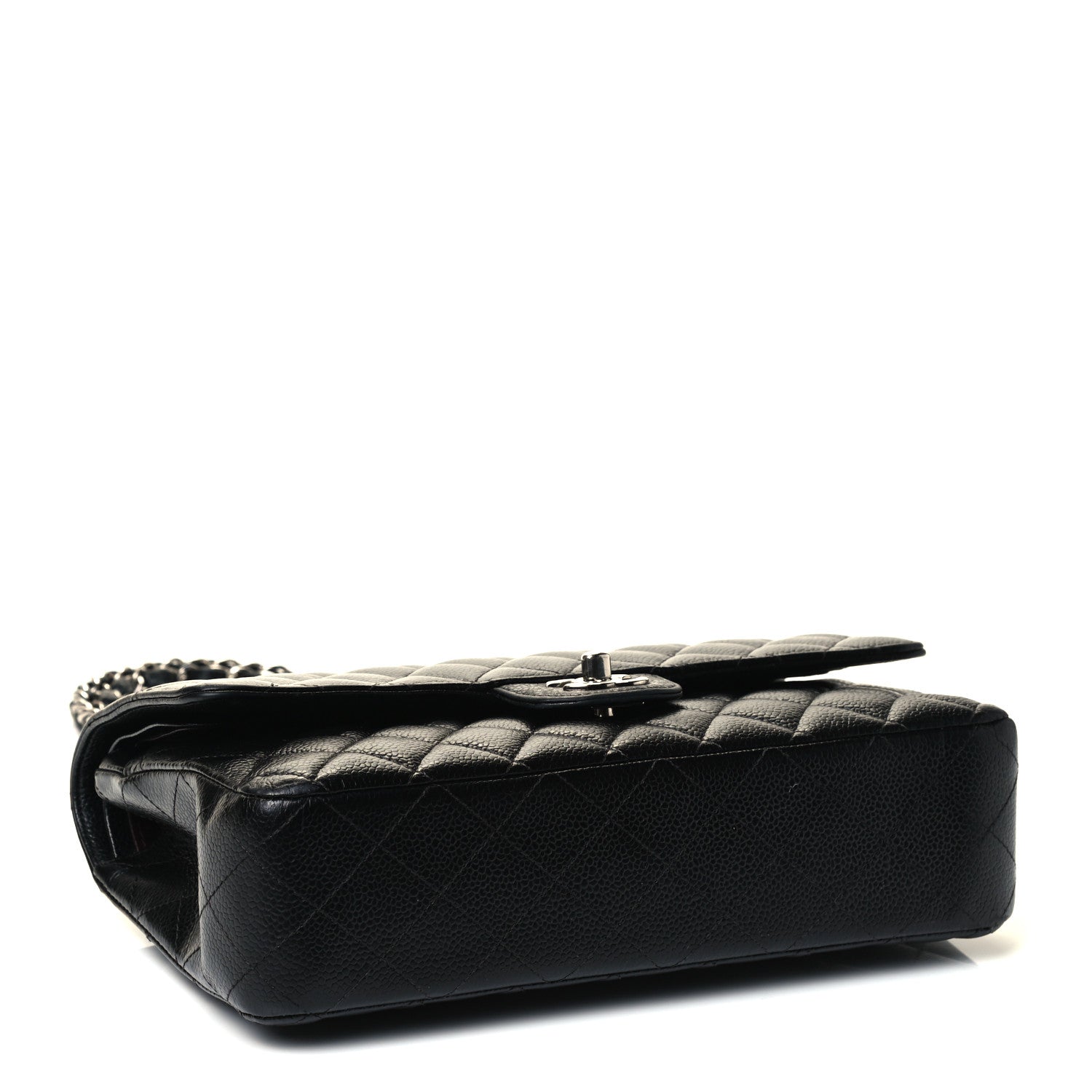 Chanel Caviar Quilted Medium Double Flap Black 3 of 5