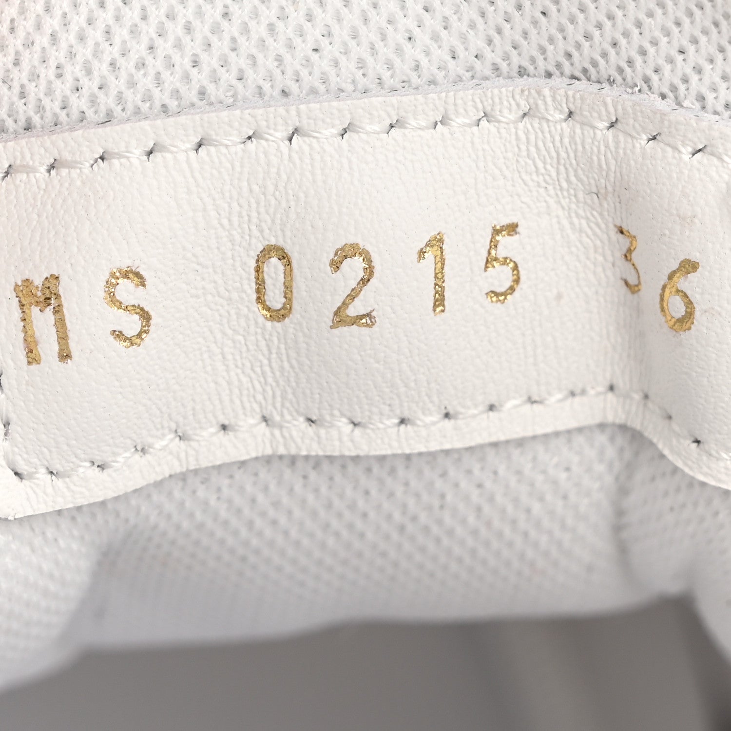 Louis Vuitton Mesh Monogram LV Olympia Sneakers 36 White 1818961