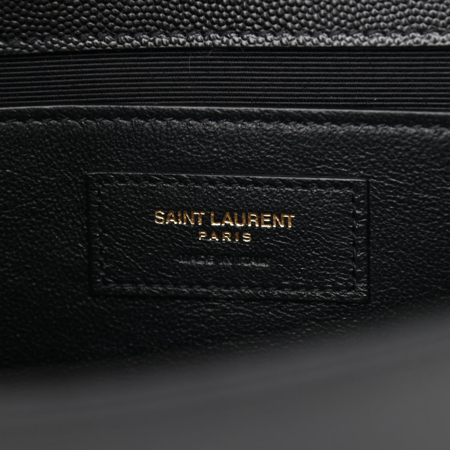 Grain De Poudre Medium Classic Monogram Kate Satchel Black