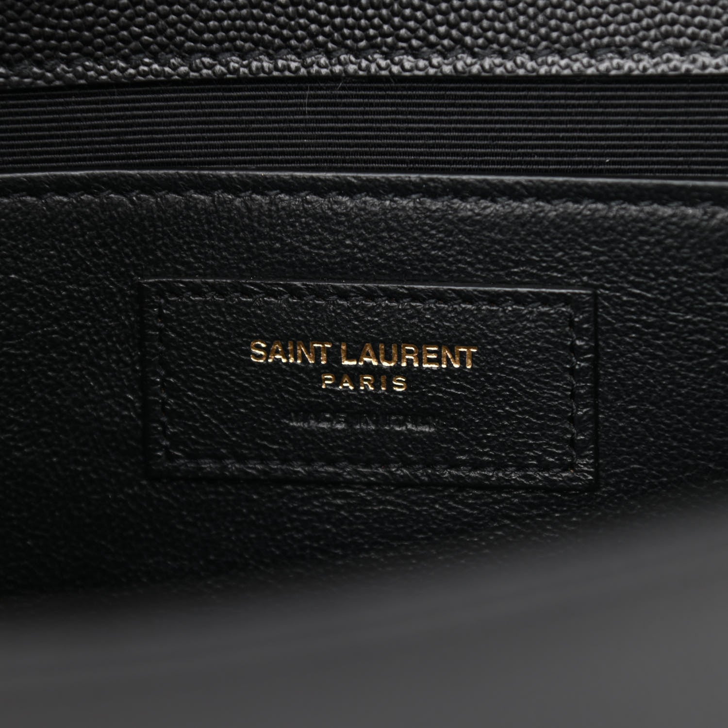 Saint Laurent Grain De Poudre Medium Classic Monogram Kate Satchel Black 6 of 8