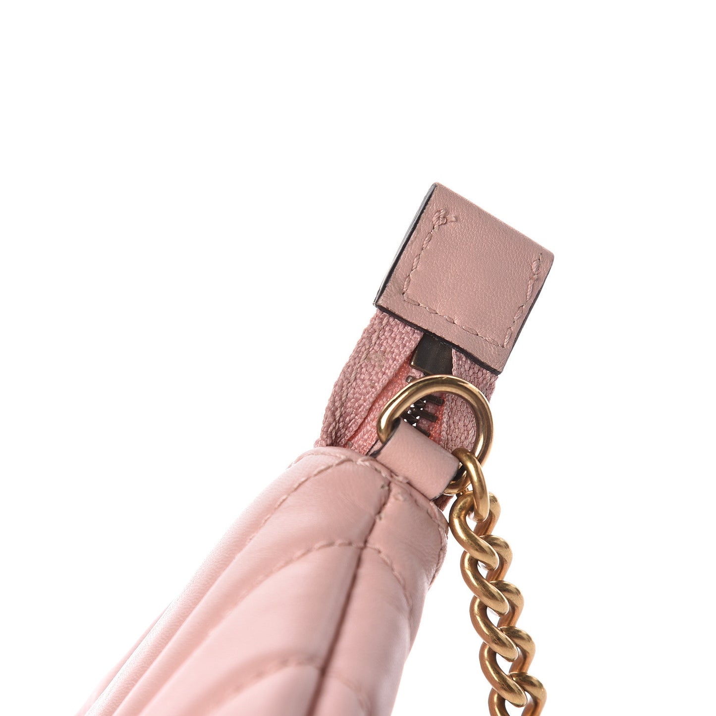 Calfskin Matelasse Mini GG Marmont Chain Bag Perfect Pink
