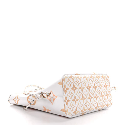 Louis Vuitton Monogram Giant By The Pool 2.0 Neverfull MM Beige 4 of 9