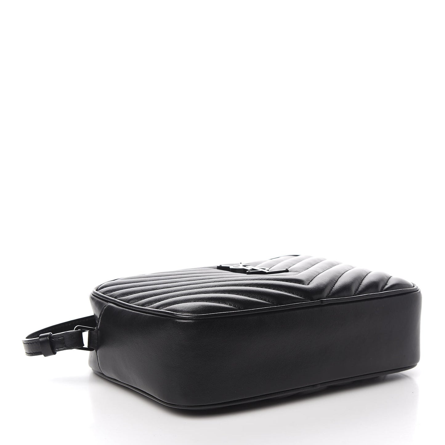 Calfskin Matelasse Monogram Lou Camera Bag Black