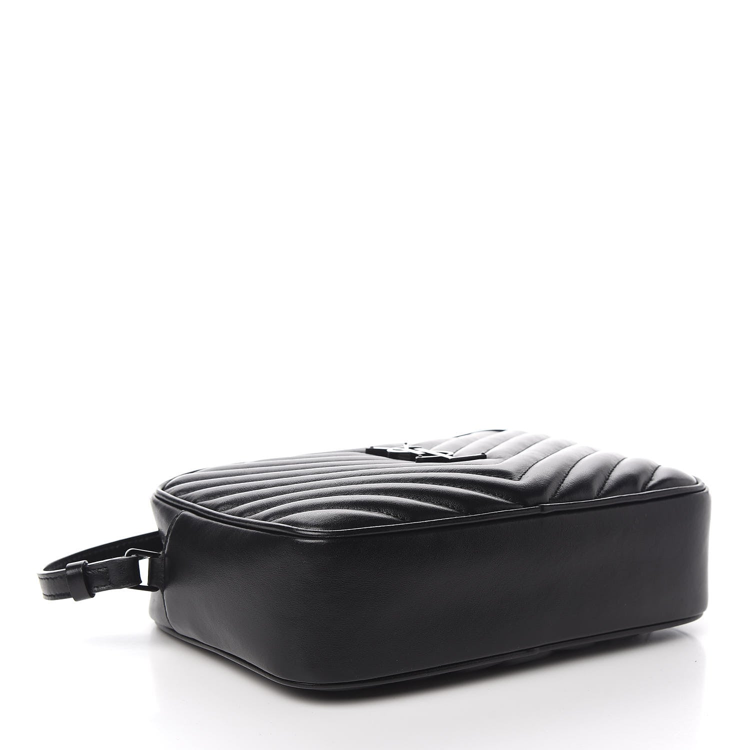 Saint Laurent Calfskin Matelasse Monogram Lou Camera Bag Black 3 of 14