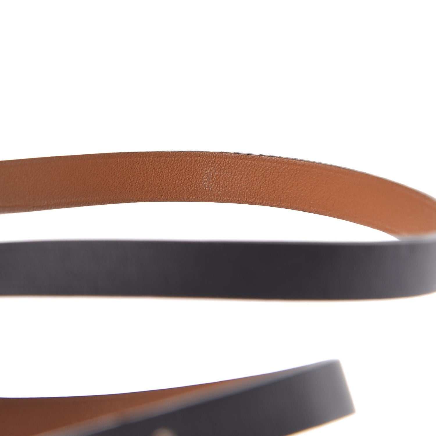 Hermes Chamonix Hapi 3MM Triple Tour Wrap Bracelet S Black 5 of 8