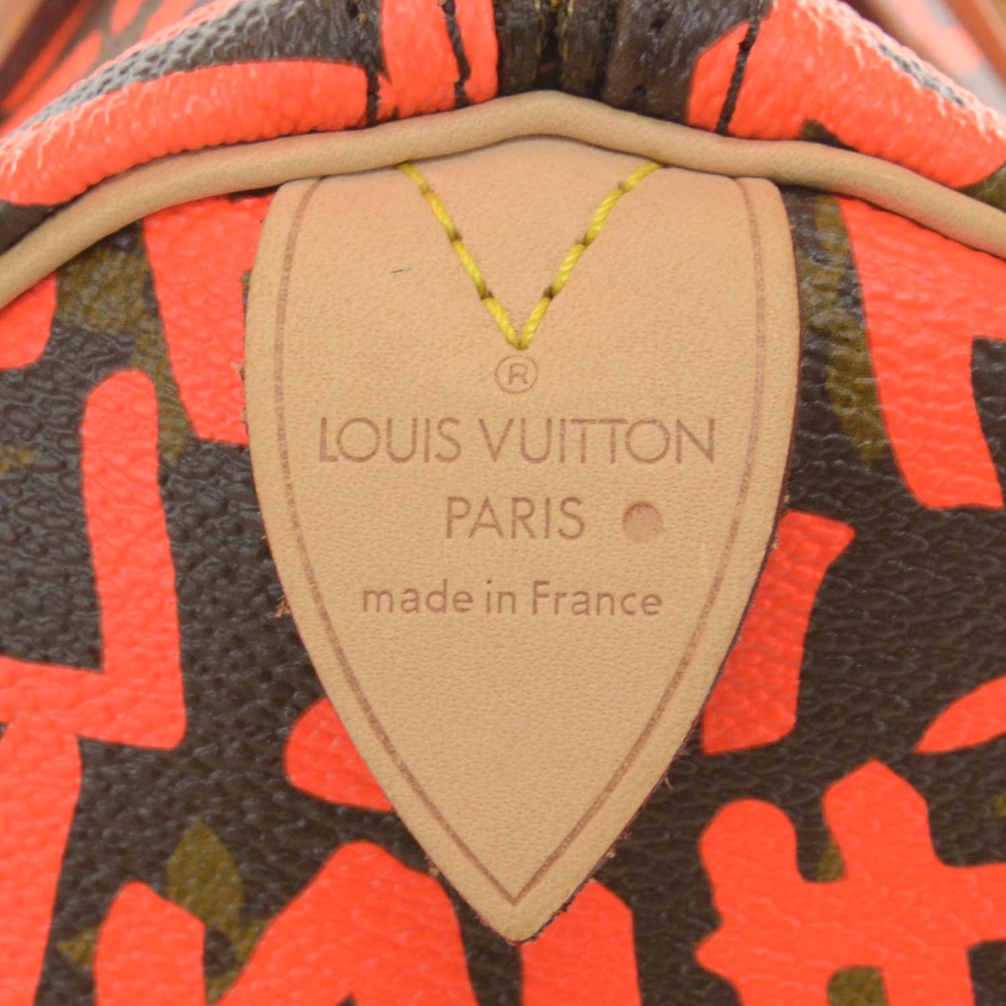 Monogram Graffiti Speedy 30 Orange