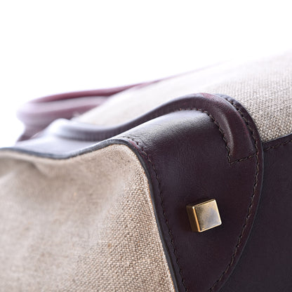Celine Calfskin Linen Mini Tri-Color Luggage 12 of 17