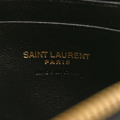Saint Laurent Grain De Poudre Matelasse Monogram Mini Lou Camera Bag Black 6 of 8