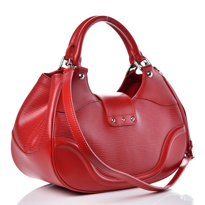 Louis Vuitton Epi Montaigne Sac Rouge 3 of 9