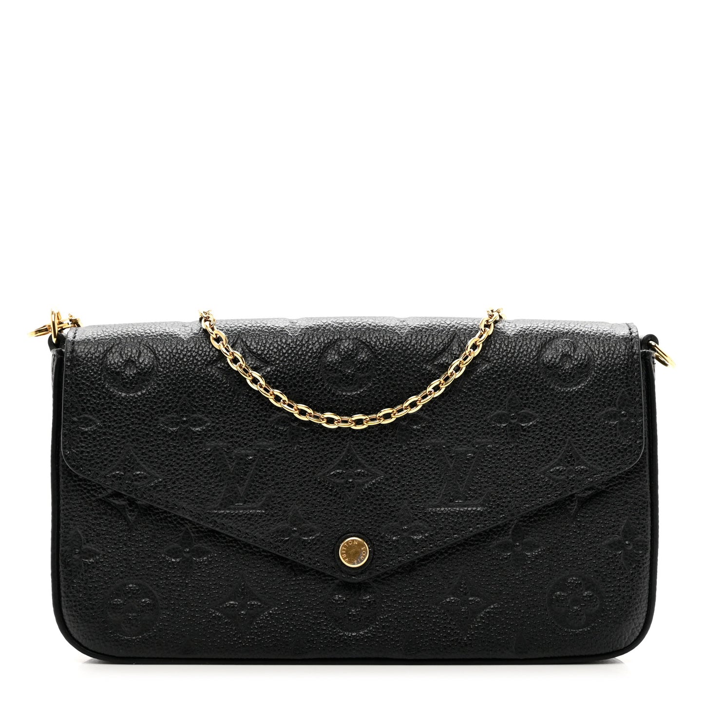 Empreinte Pochette Felicie Chain Wallet Black