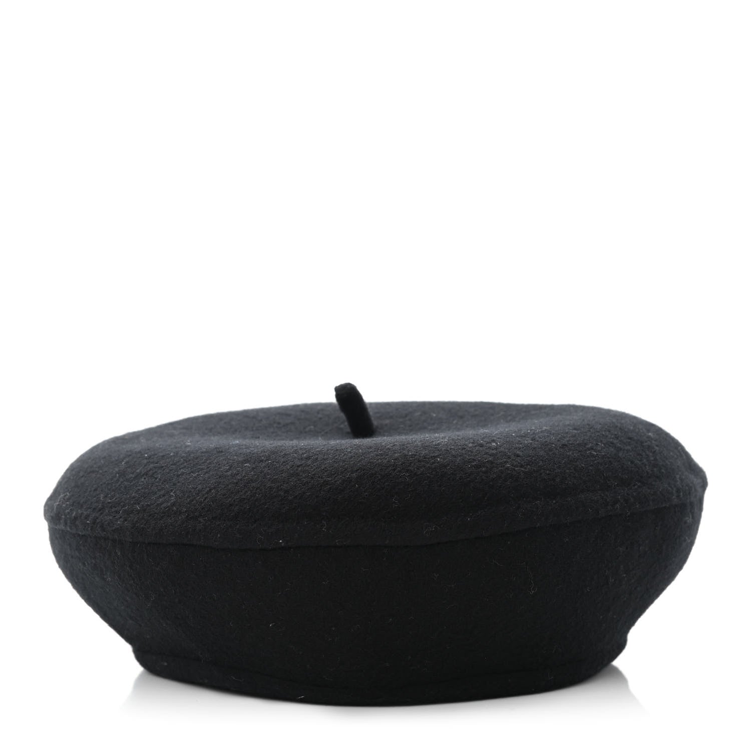 Christian Dior Wool Oblique Reversible Chic Beret 57 Black 1 of 8