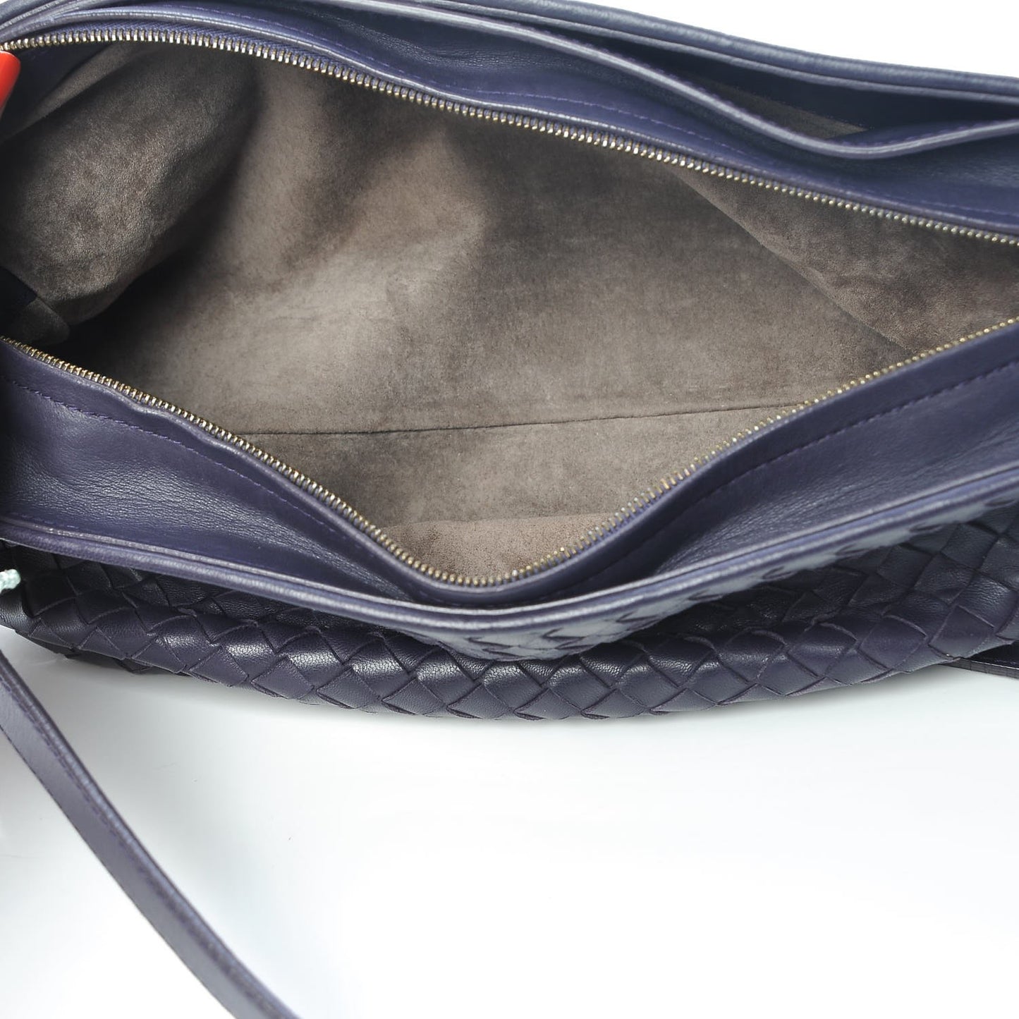 Nappa Intrecciato Shoulder Bag Turbolence