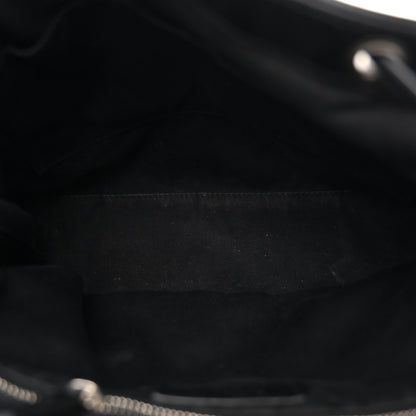 Saint Laurent Calfskin Y Quilted Monogram Small Loulou Backpack Black 5 of 12