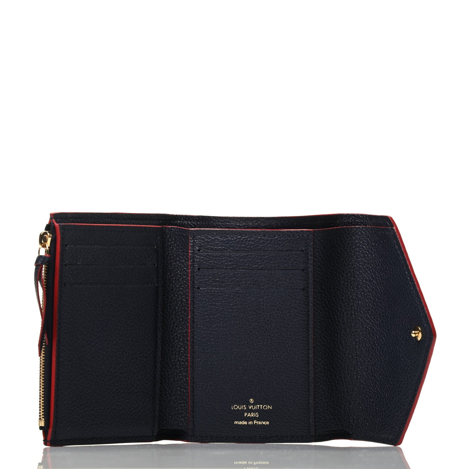 Louis Vuitton Empreinte Victorine Wallet Marine Rouge 3 of 3