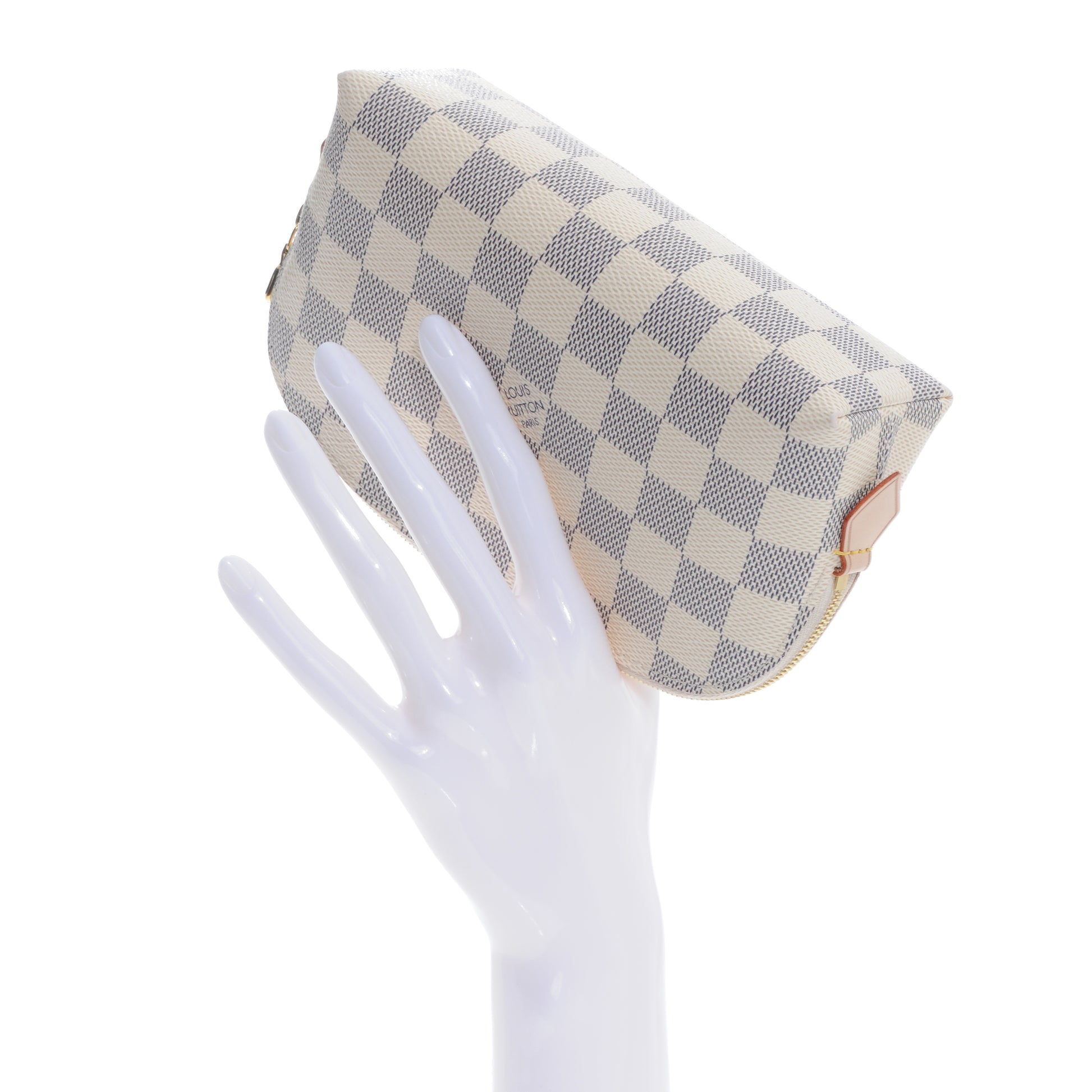 Louis Vuitton Damier Azur Cosmetic Pouch 2 of 6