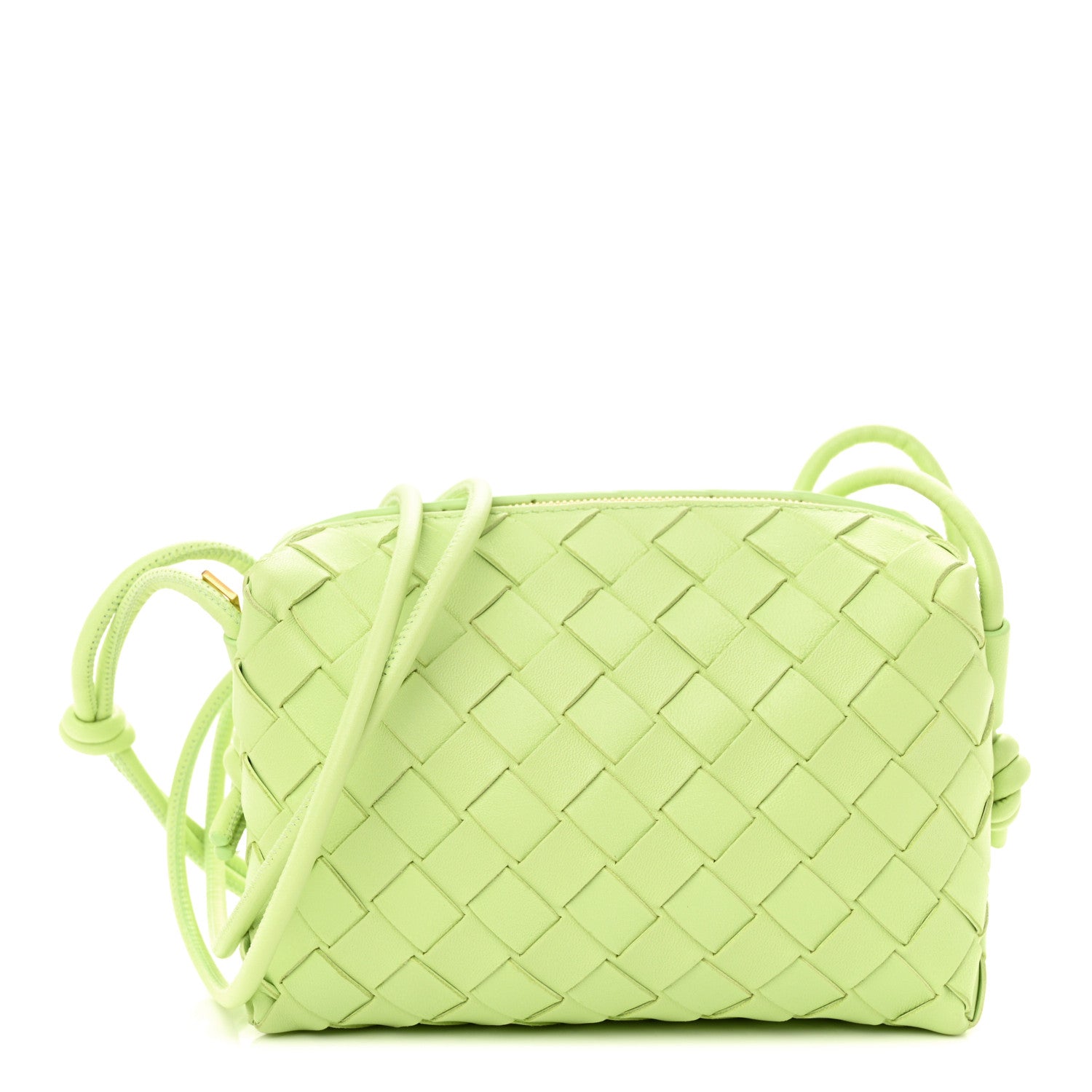 Bottega Veneta Nappa Intrecciato Mini Loop Camera Bag Fennel 1 of 9