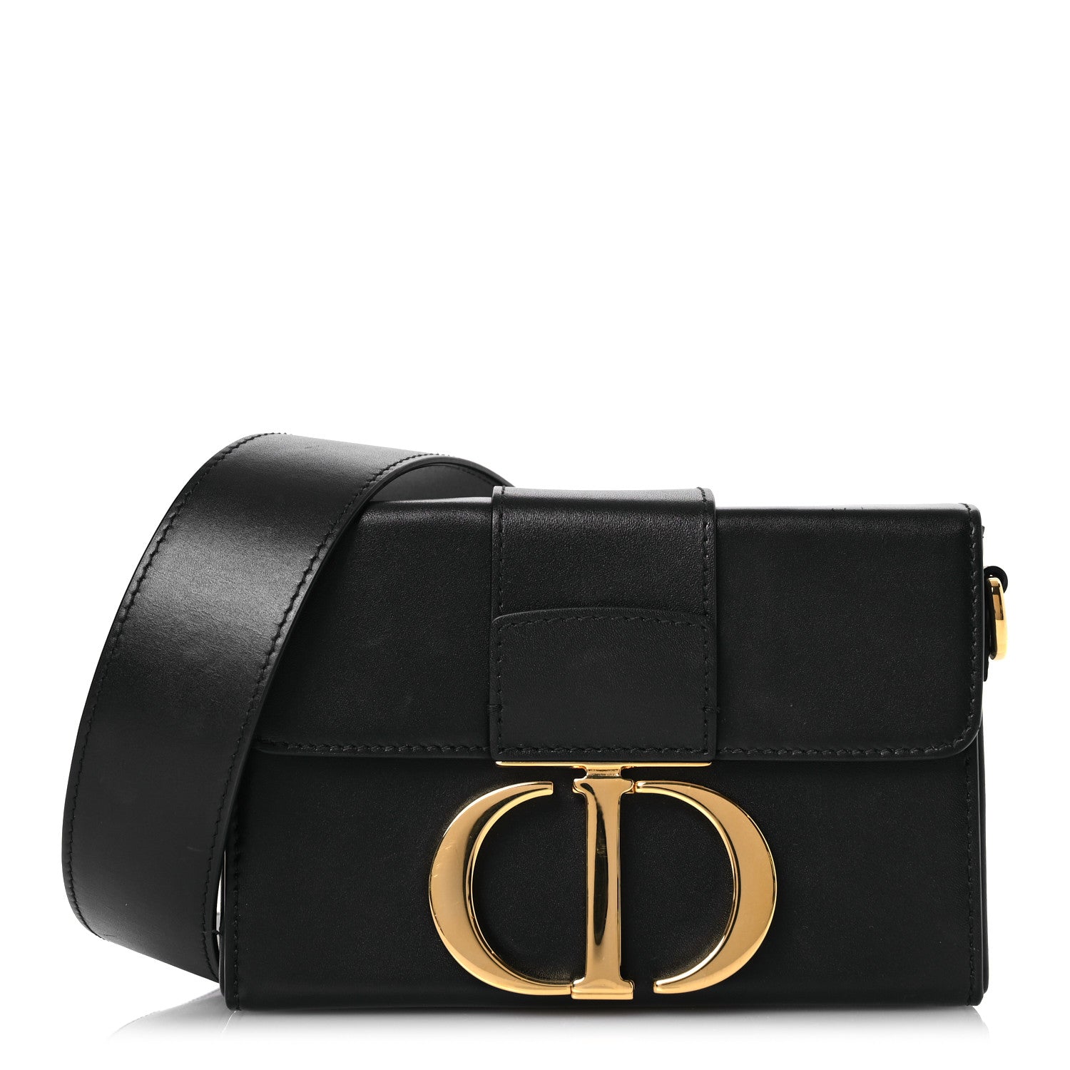 Christian Dior Box Calfskin 30 Montaigne Box Bag Black 1 of 13