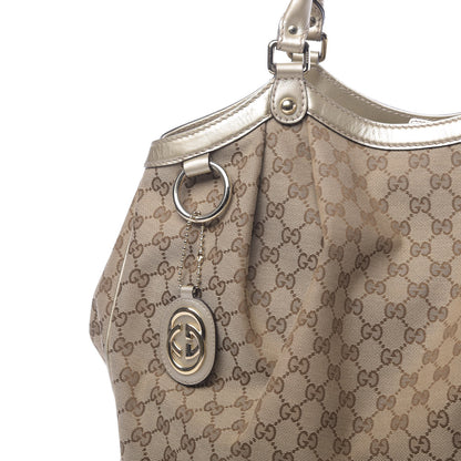 Gucci Monogram Large Sukey Tote Champagne 8 of 10