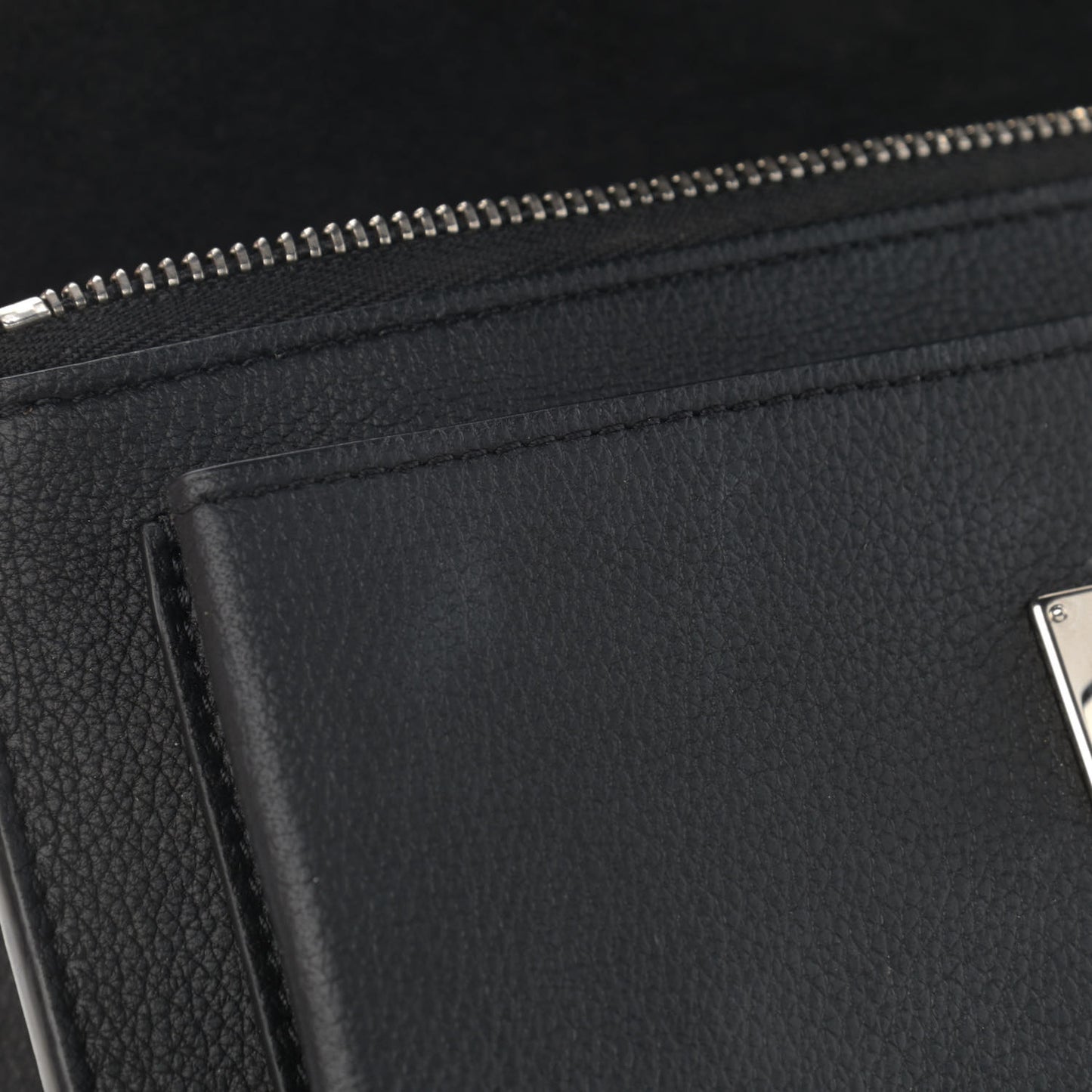 Soft Calfskin My Lockme Chain Pochette Black