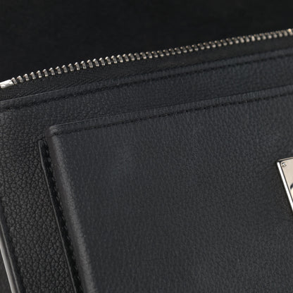 Louis Vuitton Soft Calfskin My Lockme Chain Pochette Black 14 of 15