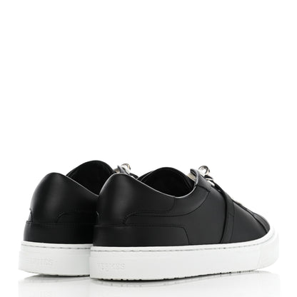 Hermes Calfskin Day Sneakers 37 Black 4 of 10