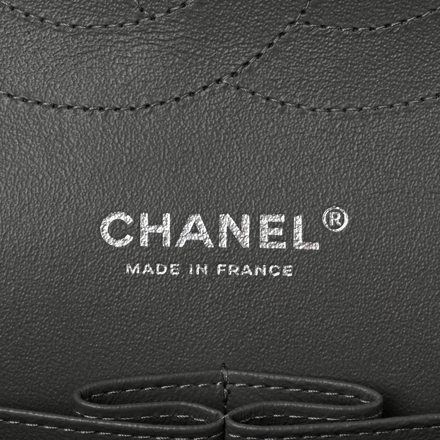 Chanel Caviar Quilted Jumbo Double Flap Grey 6 of 11