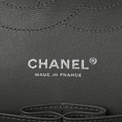 Chanel Caviar Quilted Jumbo Double Flap Grey 6 of 11