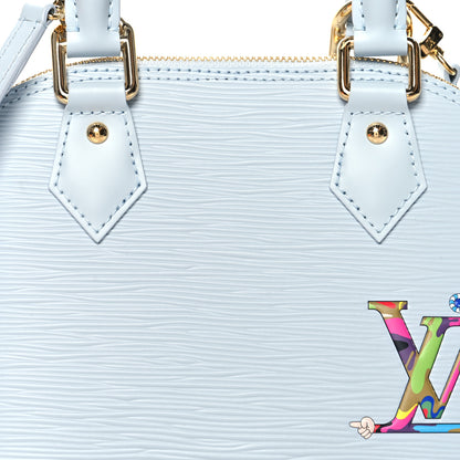 Louis Vuitton LV x TM Epi Alma BB Washed Blue 7 of 10