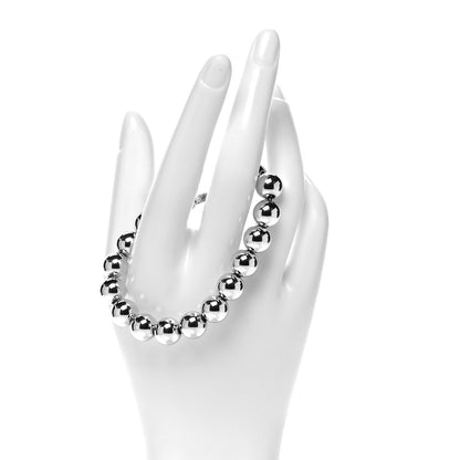 Tiffany Sterling Silver 10mm HardWear Ball Bracelet 2 of 6