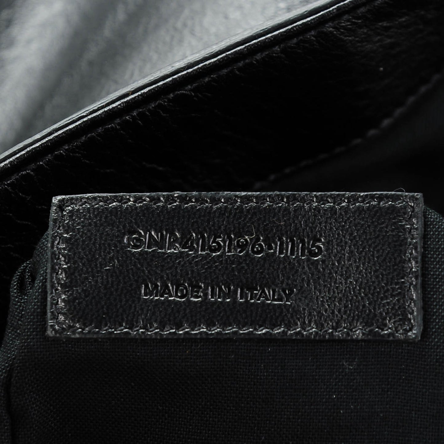 Calfskin Studded Fringe Festival Backpack Black