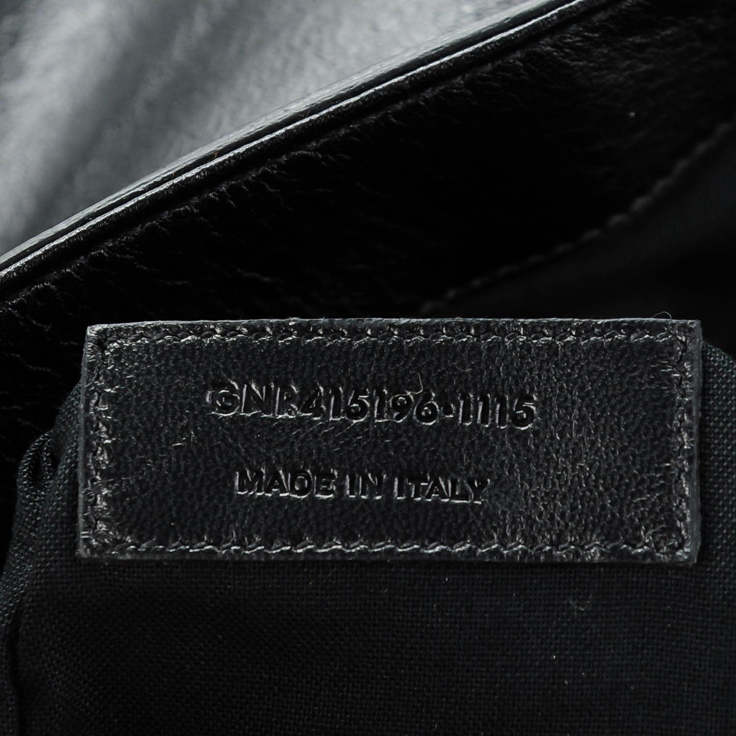 Saint Laurent Calfskin Studded Fringe Festival Backpack Black 7 of 7