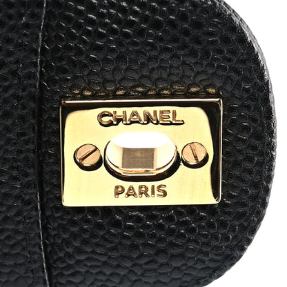 Chanel Caviar Quilted Medium Double Flap Black 6 of 11
