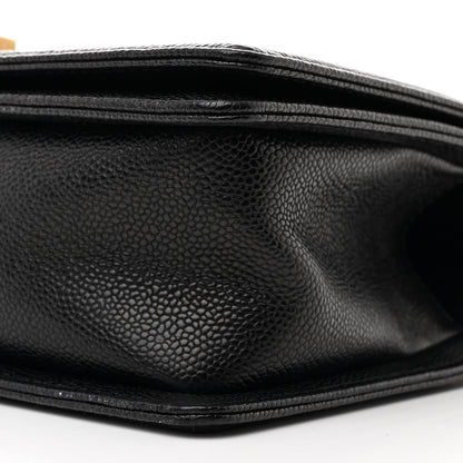 Chanel Caviar Quilted Medium Boy Flap Black 10 of 10