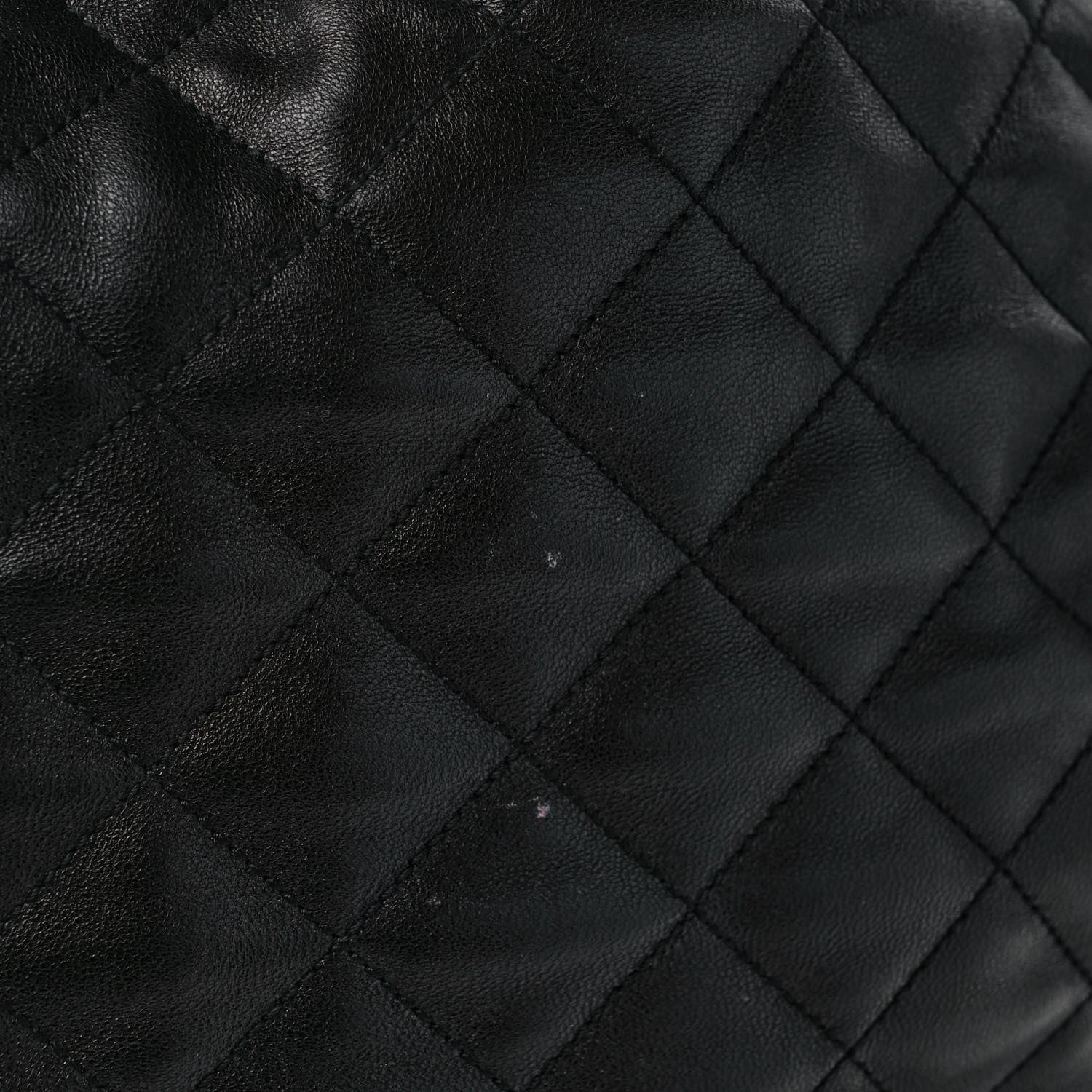 Saint Laurent Lambskin Quilted Maxi Icare Shopping Tote Black 10 of 10