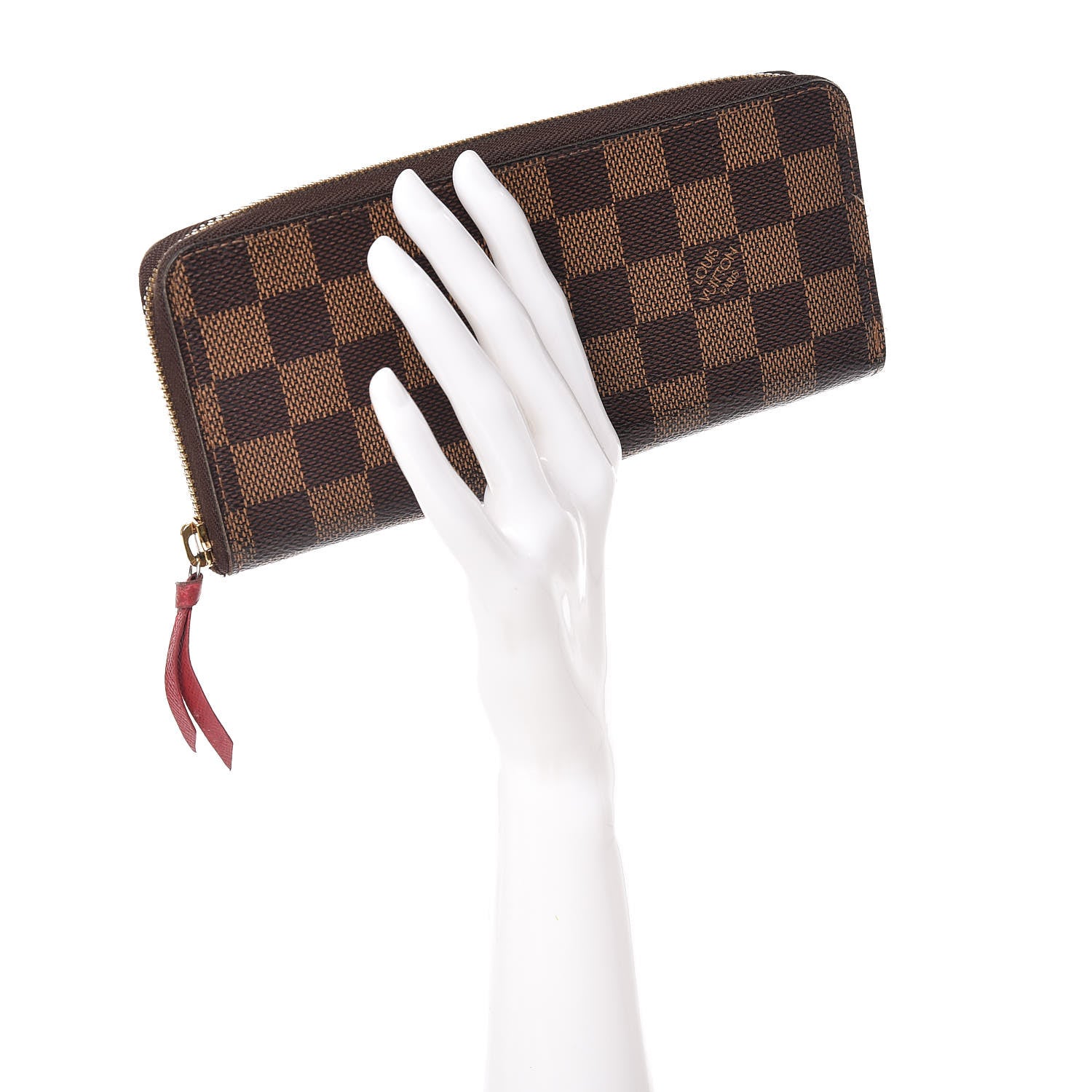 Louis Vuitton Damier Ebene Clemence Wallet 2 of 15