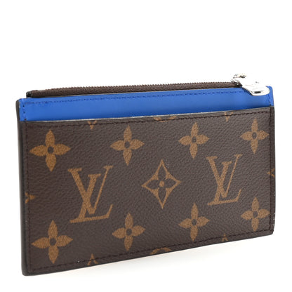 Louis Vuitton Monogram Calfskin Coin Card Holder Indigo Blue 3 of 6