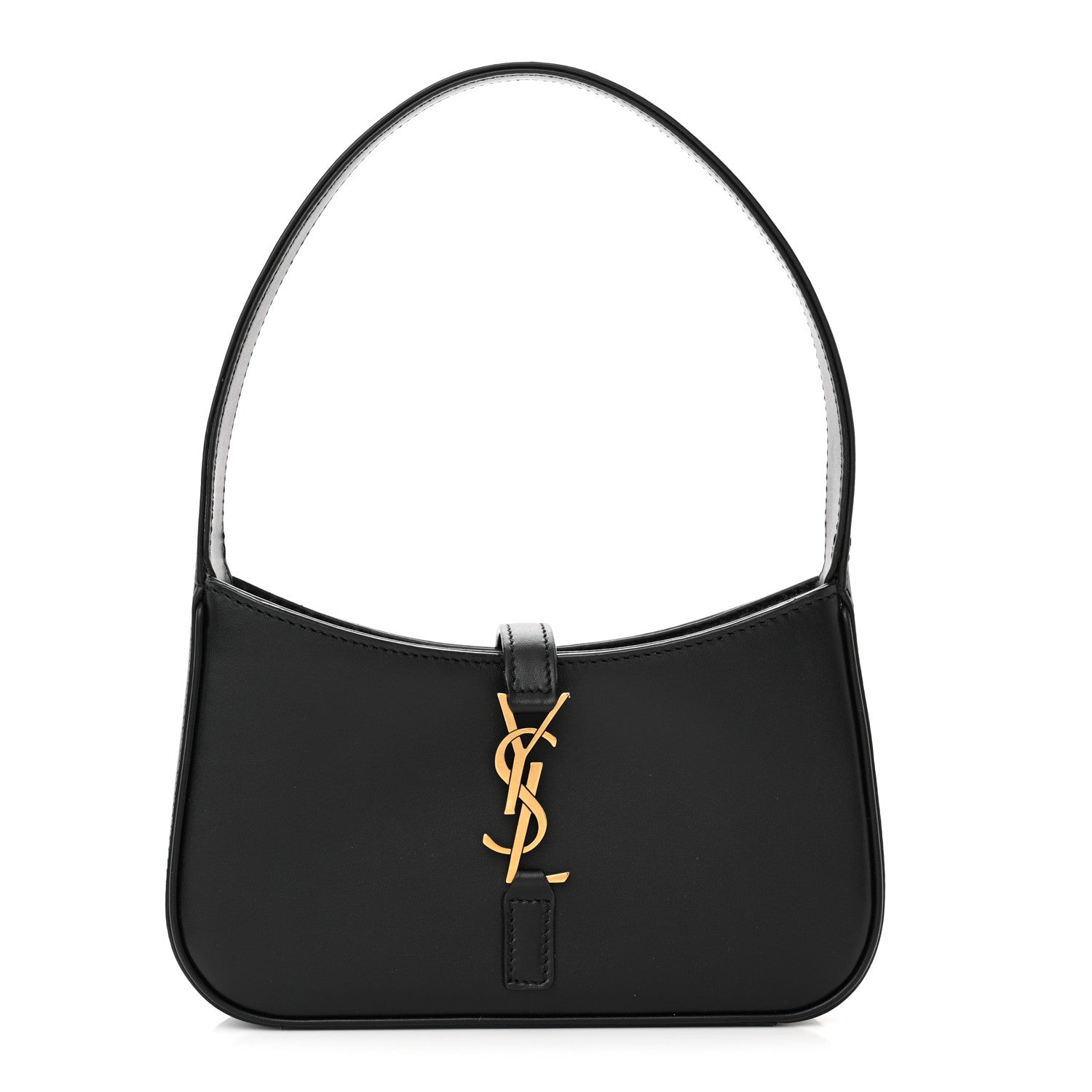 Saint Laurent Smooth Calfskin Le 5 A 7 Mini Hobo Black 1 of 10