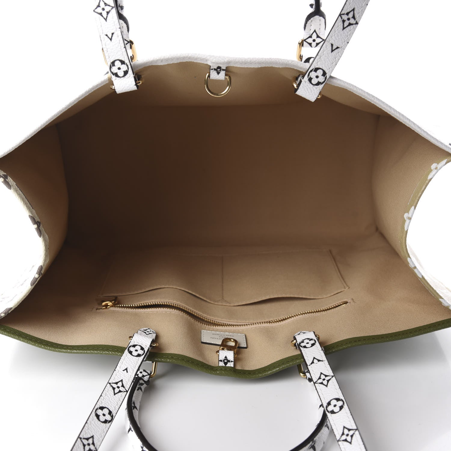 Louis Vuitton Monogram Giant Onthego GM Kaki Beige 5 of 11