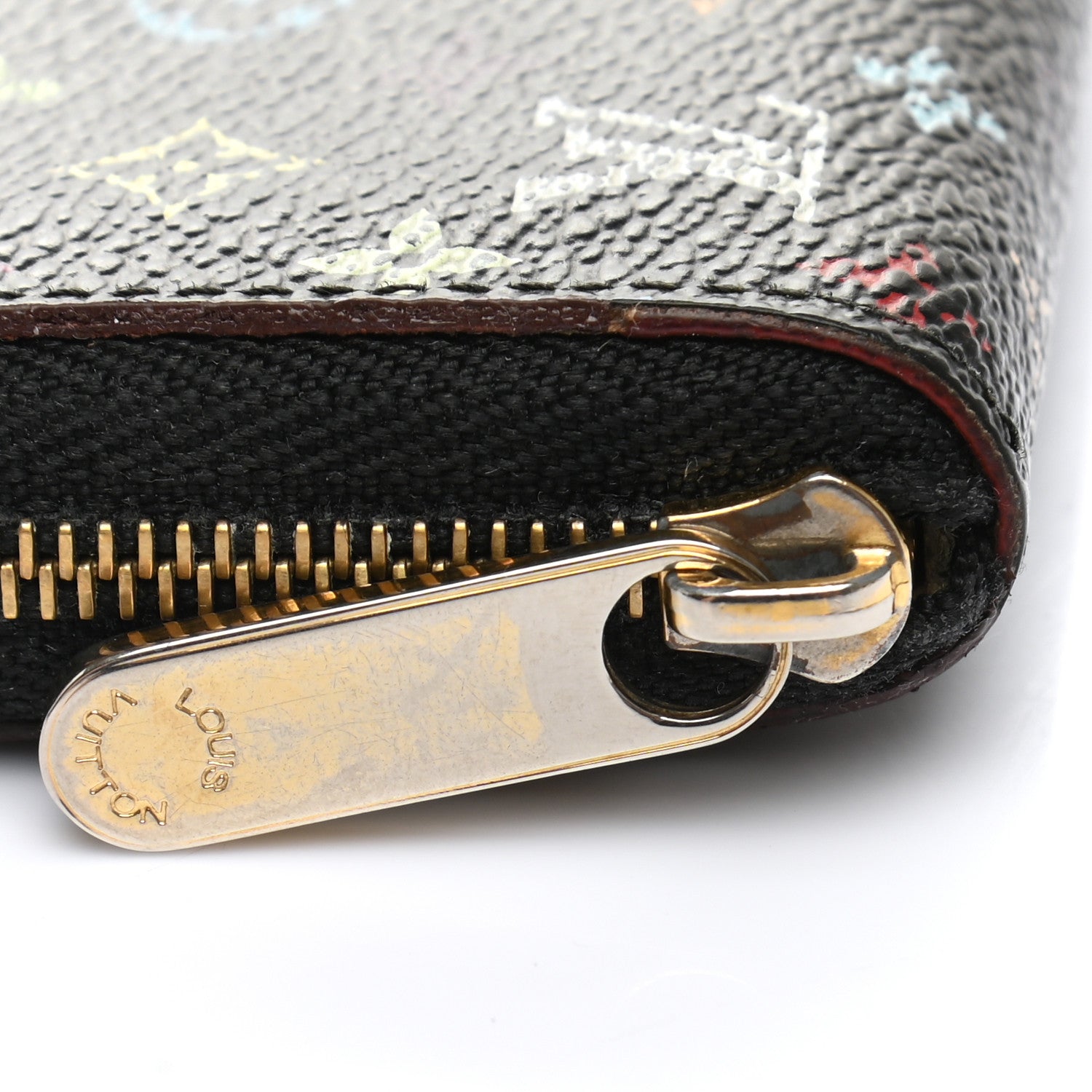 Louis Vuitton Monogram Multicolor Zippy Coin Purse Black Grenade 10 of 11