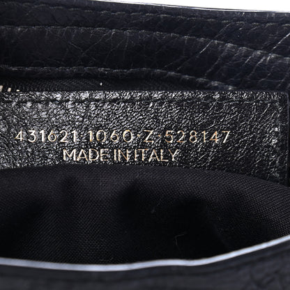 Balenciaga Agneau Classic Hardware S City Logo Strap Black 7 of 9